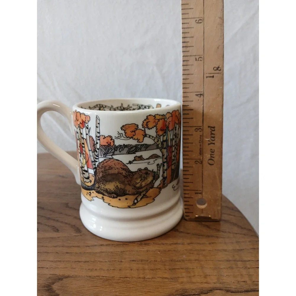 Emma bridgewater in the woods 1/2 pint mug stoke on Trent England coffee tea mug